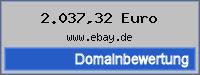 Domainbewertung - Domain www.ebay.de bei dompro.phpspezial.de