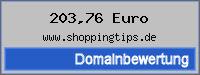 Domainbewertung - Domain www.shoppingtips.de bei dompro.phpspezial.de